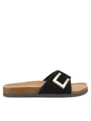 Lasocki Klapki HYSC0122056-1 Czarny. Czarne klapki damskie Lasocki, bez wzorów, ze skóry, bez obcasa. Za 119.99 zł.
