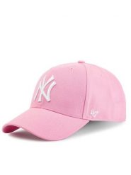 47 Brand Czapka z daszkiem New York Yankees B-MVPSP17WBP-RS Różowy. Czerwone czapki z daszkiem damskie 47 Brand, bez wzorów, z materiału. Za 89.99 zł.