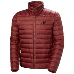 Kurtka puchowa Helly Hansen Verglas Down 2.0. Czerwone kurtki męskie Helly Hansen, l, bez wzorów, z poliamidu, bez kaptura. Za 1,067.00 zł.