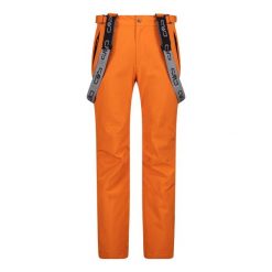 Spodnie męskie narciarskie CMP 3W17397N. Białe spodnie materiałowe męskie CMP, bez wzorów, sportowe. W wyprzedaży za 573.50 zł.