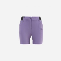 Spodenki turystyczne damskie Millet Wanaka Stretch Short II W. Fioletowe szorty damskie Millet, bez wzorów, sportowe. Za 299.00 zł.