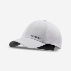 Second Life - CZAPKA SPORTOWA Z DASZKIEM tenis TC 900... - Stan Bardzo Dobry. Białe czapki męskie ARTENGO, bez wzorów, z materiału, sportowe. Za 32.00 zł.