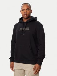 Napapijri Bluza B-Box Logo NP0A8BLT Czarny Regular Fit. Czarne bluzy bez kaptura męskie Napapijri, m, z bawełny. Za 419.99 zł.