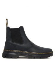 Dr. Martens Sztyblety Embury DM26002001 Czarny. Czarne sztyblety męskie Dr. Martens, z nubiku, bez zapięcia. Za 799.99 zł.
