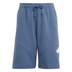 Szorty Future Icons Logo 8-Inch. Białe szorty damskie Adidas, bez wzorów, z materiału, sportowe. Za 149.00 zł.