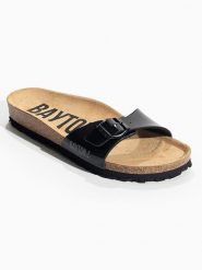 BACKSUN Klapki "Zephyr" w kolorze czarnym rozmiar: 39. Czarne klapki damskie Backsun, bez wzorów, bez obcasa. Za 129.95 zł.