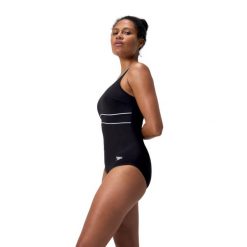 Strój kąpielowy jednoczęściowy damski Speedo Eclipse. Białe stroje jednoczęściowe damskie Speedo, l, bez wzorów. Za 321.15 zł.