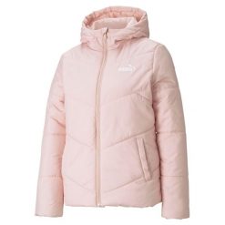 Puma Kurtka Ess Padded 58764836. Czerwone kurtki damskie Puma, bez wzorów, bez kaptura. Za 280.99 zł.