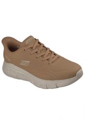 Buty SKECHERS BOBS B FLEX - SMOOTH EDGE Jasnobrązowy. Brązowe buty fitness męskie Skechers, na fitness i siłownię. Za 322.99 zł.