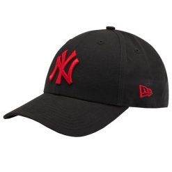 Czapki New Era Model League Essential 940 Neyya Kolor Czarny. Czarne czapki męskie New Era, bez wzorów, z bawełny, sportowe. Za 109.99 zł.