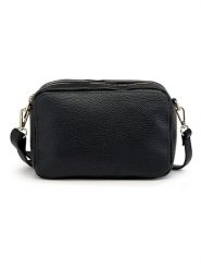 ORE10 Skórzana torebka "Aliser" w kolorze czarnym - 28 x 24 x 18 cm rozmiar: onesize. Czarne torebki klasyczne damskie ORE10, bez wzorów, z materiału, bez dodatków. Za 208.99 zł.