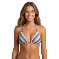 Góra bikini - Surf - Damskie - Sol Searcher - Trójkąt - Fluo. Brązowe bikini damskie Billabong, bez wzorów. Za 72.00 zł.