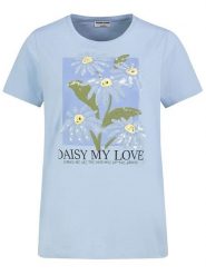 Fresh Made Koszulka w kolorze błękitnym rozmiar: S. Niebieskie t-shirty damskie Fresh Made, s, bez wzorów, z bawełny, bez kołnierzyka. Za 48.28 zł.