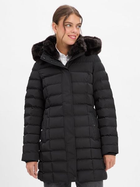 Wellensteyn płaszcz pikowany Kobiety Sztuczne włókno czarny, XXL. Czarne płaszcze damskie Wellensteyn, xxl, bez wzorów, z futra. Za 1,499.95 zł.