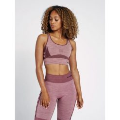 Stanik fitness cardio Hummel hmlClea. Czerwone biustonosze sportowe damskie HUMMEL, bez wzorów. Za 157.50 zł.