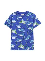 Coccodrillo T-Shirt WC5143203IBK Niebieski Regular Fit. Niebieskie t-shirty chłopięce COCCODRILLO, bez wzorów, z bawełny, bez ramiączek. Za 29.99 zł.
