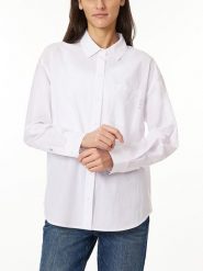 Scotch & Soda Koszula w kolorze białym rozmiar: L. Białe koszule damskie Scotch & Soda, l, bez wzorów, z bawełny, bez kołnierzyka, bez ramiączek. Za 114.44 zł.