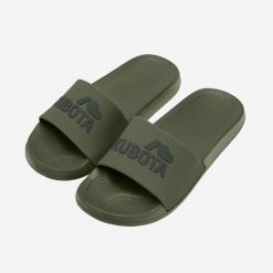 Klapki Kubota Basenowe Basic Khaki. Brązowe klapki i japonki męskie Kubota, z dresówki. Za 69.99 zł.