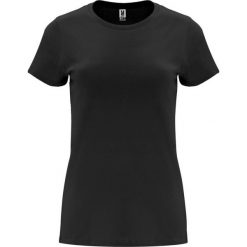 Damska Koszulka Z Krótkim Rękawem Capri. Czarne bluzki damskie ROLY, xl, bez wzorów, bez kołnierzyka. Za 31.99 zł.