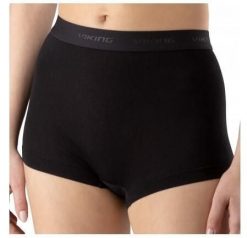 Bokserki damskie Viking Bamboo Lockness, z włóknem bambusowym. Czarne bokserki i panty damskie VIKING, m, bez wzorów, z materiału. Za 59.90 zł.