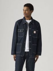 Levi's Kurtka dżinsowa w kolorze granatowym rozmiar: L. Niebieskie kurtki męskie Levi's, l, bez wzorów, z bawełny, bez kaptura. Za 237.16 zł.