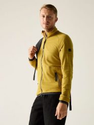 Regatta Kurtka polarowa "Malton" w kolorze żółtym rozmiar: 3XL. Żółte kurtki męskie Regatta, xl, bez wzorów, z polaru, bez kaptura. Za 128.25 zł.