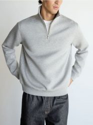 Bluza z wiskozą - ciemnoszary. Szare bluzy bez kaptura męskie Reserved, l, z dzianiny. Za 129.99 zł.