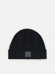 Dzianinowa czapka beanie - czarny. Czarne czapki męskie Reserved, bez wzorów, z dzianiny. Za 59.99 zł.