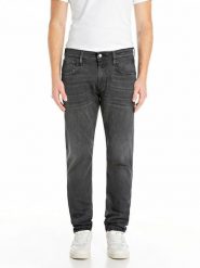 Replay Dżinsy - Slim fit - w kolorze antracytowym rozmiar: W30/L32. Czarne jeansy męskie Replay. Za 369.82 zł.