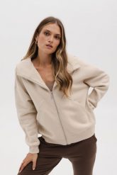 BLUZA CHLOE PIASKOWA L - Flawless. Bluzy bez kaptura damskie Flawless, l, z bawełny. Za 400.00 zł.