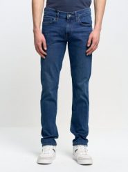 Jeansy męskie dopasowane granatowe Terry 490. Niebieskie jeansy męskie Big Star. Za 349.99 zł.