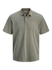 Jack & Jones Koszulka polo "Blaze" w kolorze khaki rozmiar: XXL. Brązowe koszulki polo męskie Jack & Jones, xxl, bez wzorów, bez ramiączek. Za 66.47 zł.