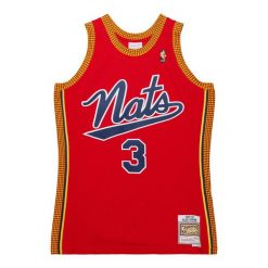 Koszulka Philadelphia 76ers Swingman 2004/05. Czerwone bluzki damskie Mitchell & Ness, xl, bez wzorów, z poliesteru, bez kołnierzyka. Za 530.00 zł.