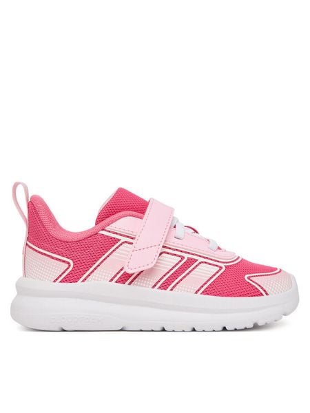 Adidas Sneakersy Tensaur Run 4.0 Shoes Infants KJ6703 Różowy. Czerwone buty sportowe dziewczęce Adidas, bez wzorów, z materiału, bez zapięcia. Za 139.99 zł.
