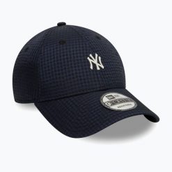Czapka z daszkiem New Era Seersucker 9Forty New York Yankees. Niebieskie czapki męskie New Era, bez wzorów. Za 129.99 zł.