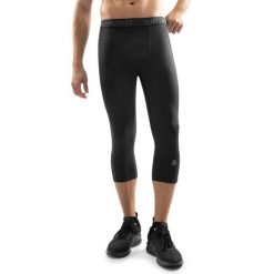 Męskie treningowe legginsy rybaczki Fitness Siroko Enlli. Czarne spodnie sportowe męskie SIROKO, z materiału. Za 127.00 zł.