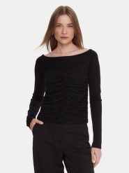 TWINSET Sweter 252TT3260 Czarny Slim Fit. Czarne swetry klasyczne damskie Twinset, xxl, z wiskozy, bez kołnierzyka. Za 819.99 zł.