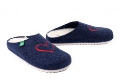 DR. BRINKMANN 320270-05 blau, kapcie damskie. Niebieskie kapcie damskie Dr. Brinkmann. Za 157.17 zł.