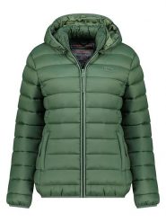 Geographical Norway Kurtka pikowana "Atichoko" w kolorze ciemnozielonym rozmiar: 3XL. Zielone kurtki damskie Geographical Norway, xl, bez wzorów, bez kaptura. Za 148.45 zł.