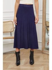 Joséfine Spódnica "Boniz" w kolorze granatowym rozmiar: L. Niebieskie spódniczki damskie Joséfine, l, bez wzorów, maxi, proste. Za 170.07 zł.