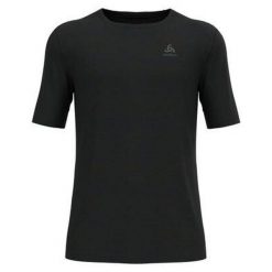 Koszulka termoaktywna męska Odlo Merino 200 BL Top Crew Neck SS. Czarne bielizna termoaktywna męska Odlo, m, bez wzorów. Za 294.99 zł.