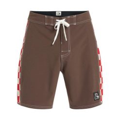 Spodenki boardshort dla Mężczyzn ORIGINAL ARCH 18". Brązowe szorty męskie Quiksilver, bez wzorów, z elastanu. Za 319.99 zł.