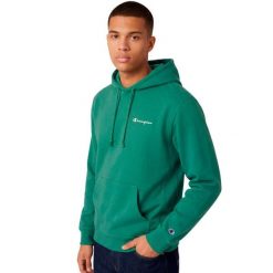 Bluza męska CHAMPION Hooded Sweatshirt. Zielone bluzy z kapturem męskie CHAMPION, l, z materiału. Za 190.99 zł.