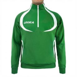 Kurtka do biegania męska Algieria z kapturem zielono-biała. Białe kurtki treningowe męskie Legea, m, bez wzorów, z bawełny, do biegania. Za 64.00 zł.