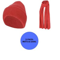 Komplet Damski czapka i szalik. Brązowe czapki zimowe damskie HEAT KEEPER, prążkowane. W wyprzedaży za 186.35 zł.