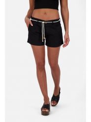 Alife and kickin Szorty w kolorze czarnym rozmiar: S. Czarne szorty damskie Alife and Kickin, bez wzorów, z tkaniny. Za 82.99 zł.