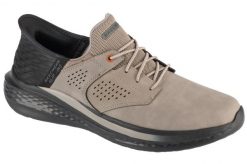 Buty sportowe Sneakersy męskie, Slip-Ins: Slade - Macklin. Szare buty sportowe na co dzień męskie Skechers, z materiału, bez zapięcia, trekkingowe. Za 349.99 zł.