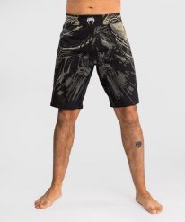 Venum Spodenki MMA Invader Czarne/Piaskowe L. Czarne szorty męskie VENUM, bez wzorów, z elastanu, sportowe. Za 342.31 zł.