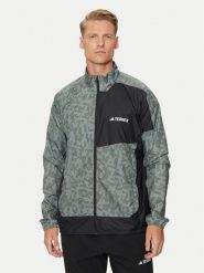 Adidas Kurtka do biegania Terrex Trail Running IW9238 Zielony Regular Fit. Zielone kurtki treningowe męskie Adidas, m, bez wzorów, z syntetyku, do biegania. Za 249.99 zł.