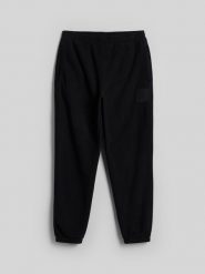4F Spodnie polarowe joggery męskie - czarne M. Czarne spodnie dresowe męskie 4f, bez wzorów, z dresówki. Za 149.99 zł.